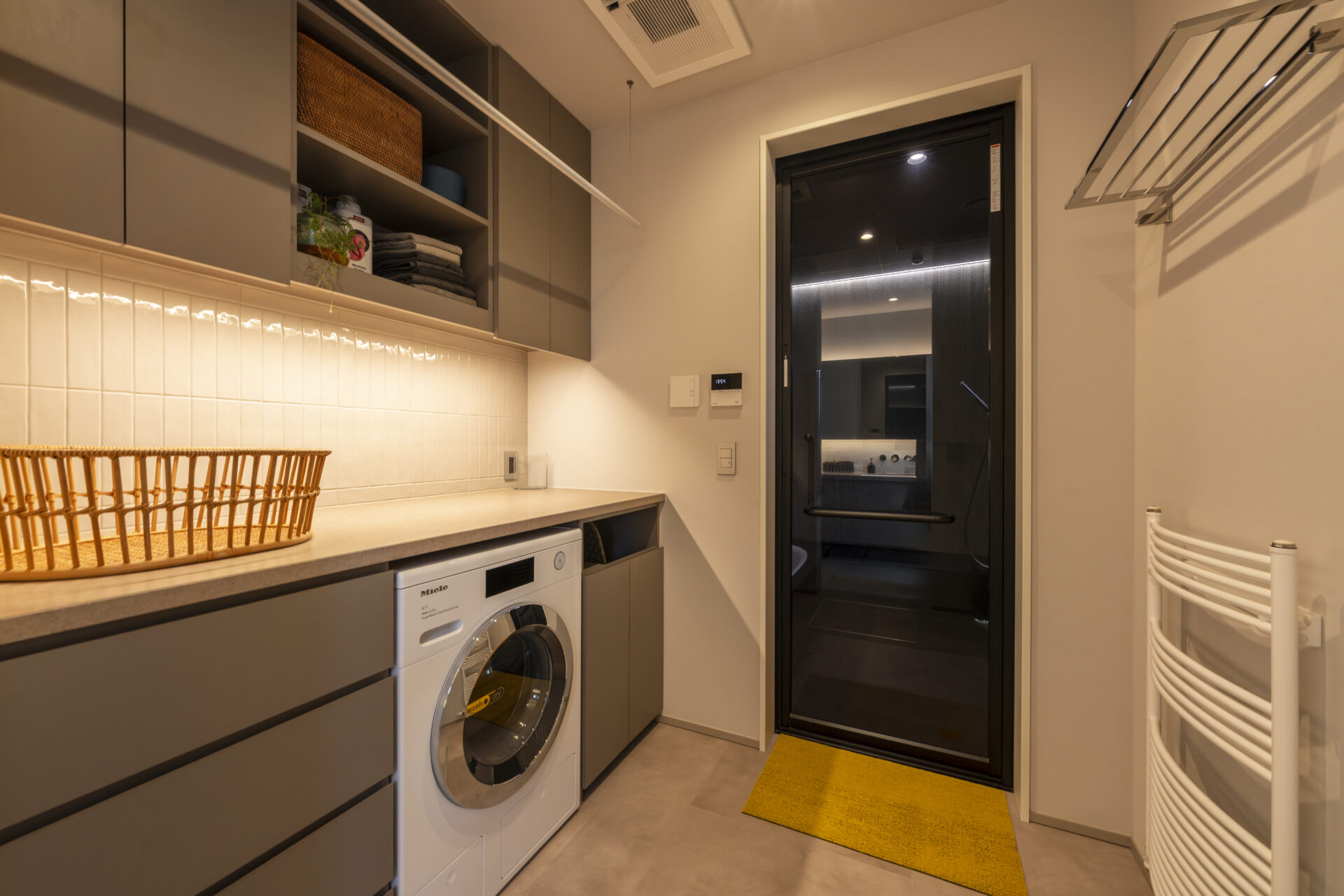 長方形の土地のデメリットを避ける対策:ランドリールームなど動線を短くする工夫を加える