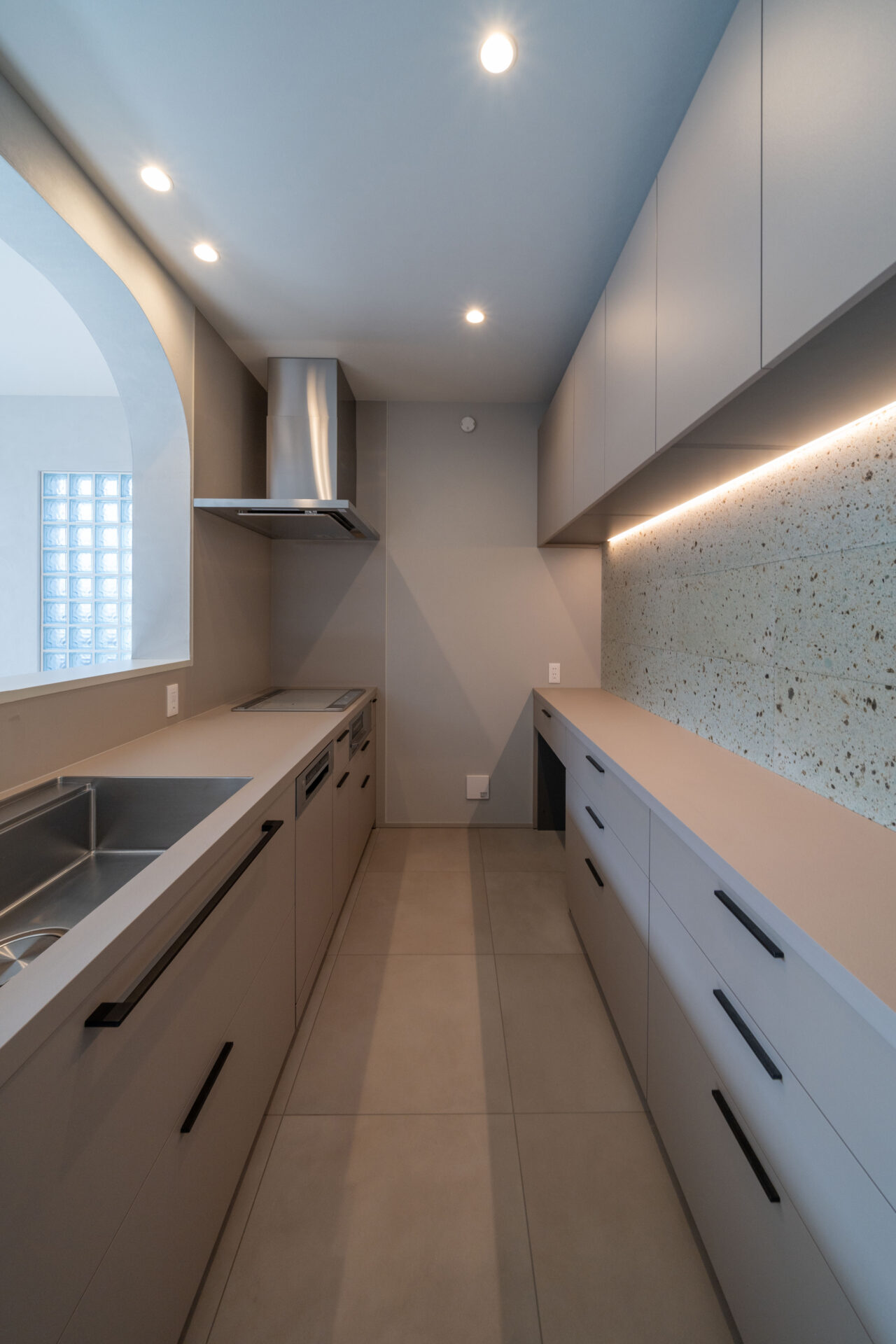 アール壁がデザインする家