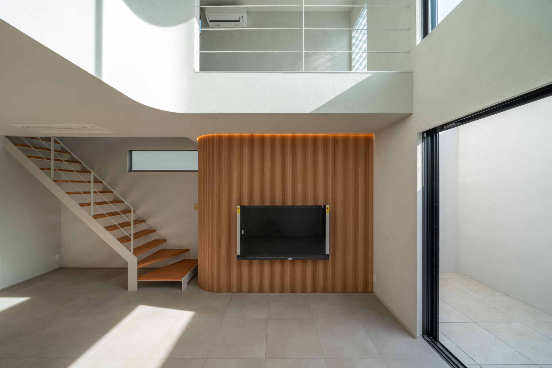 アール壁がデザインする家