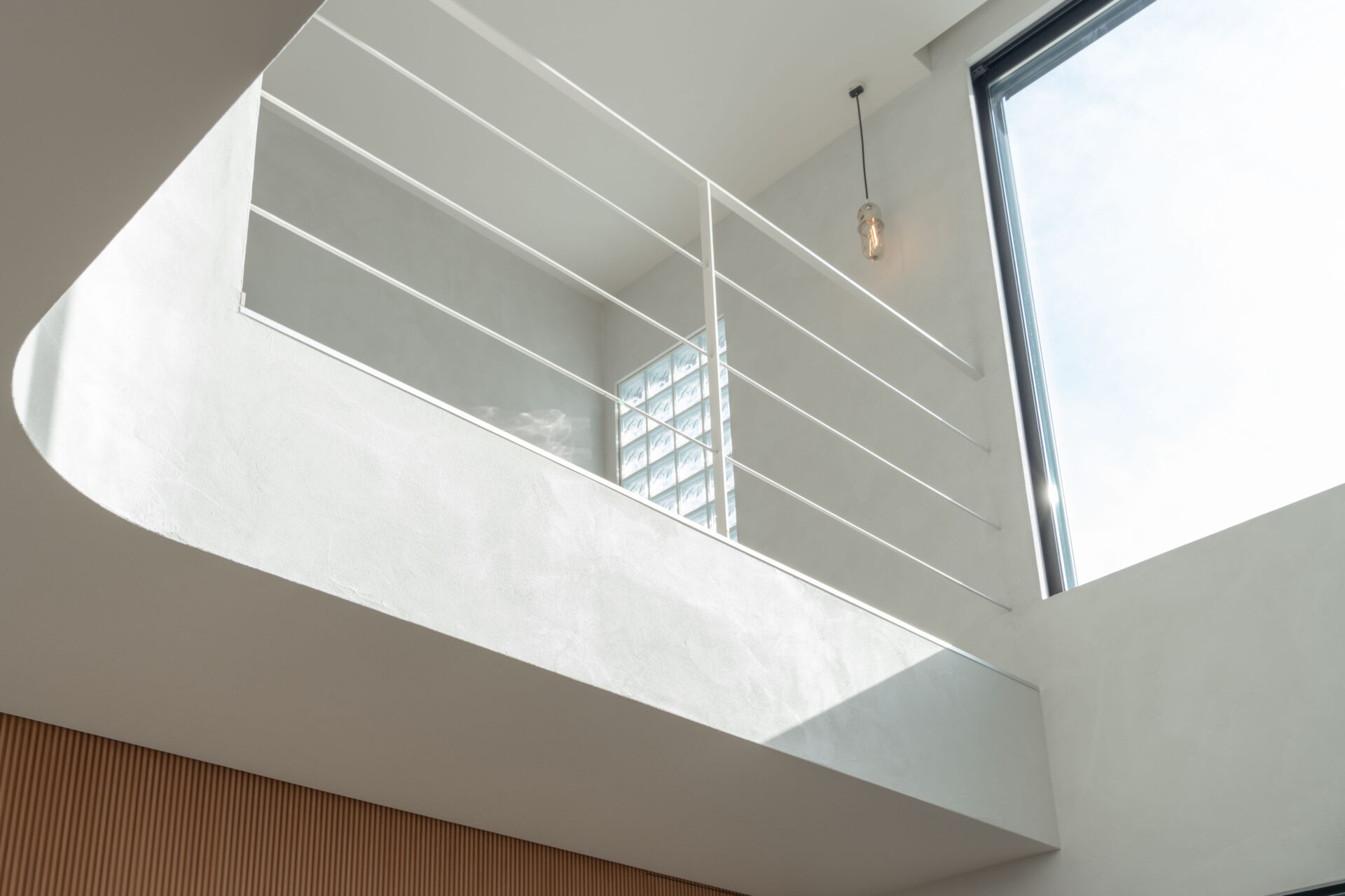 アール壁がデザインする家